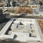 新春早々に、香久山墓園でお墓の基礎工事完了しました。