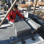 橿原市の香久山墓園で新規の墓石工事が完成しました。