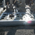 橿原市内でお墓の基礎工事を致しました。